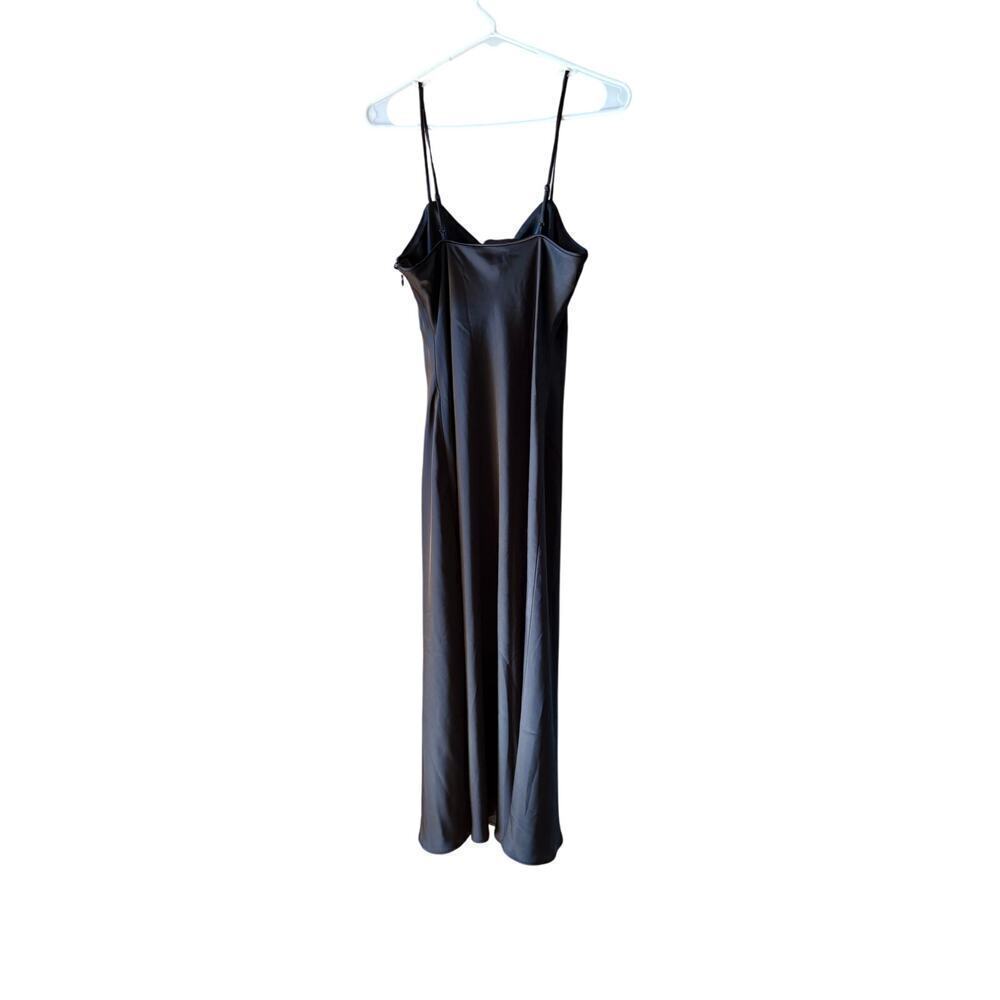 NWT Susana Monaco bias black midi slip dress small - Picture 12 of 13